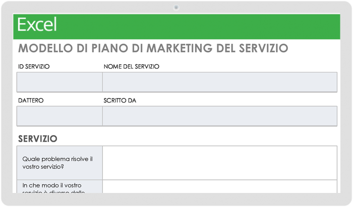 Piano di marketing dei servizi